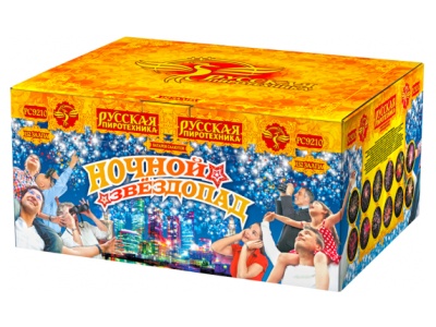 Ночной звездопад Комбинированный Фейерверк купить в Великом Новгороде | velikij-novgorod.salutsklad.ru