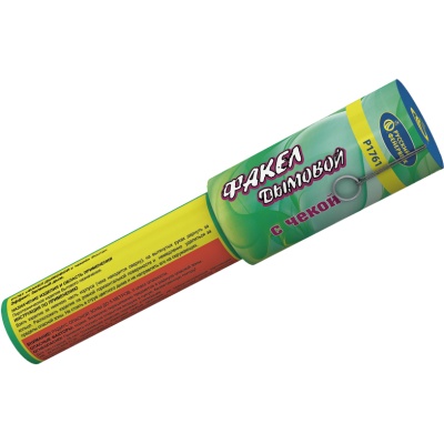 Дымовой (с чекой) зеленый Фальшфейер купить в Великом Новгороде | velikij-novgorod.salutsklad.ru