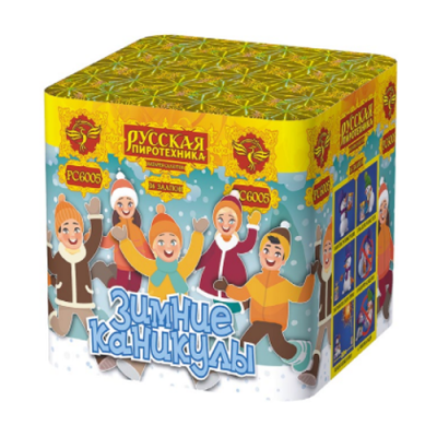 Зимние каникулы 36 Батарея салютов купить в Великом Новгороде | velikij-novgorod.salutsklad.ru